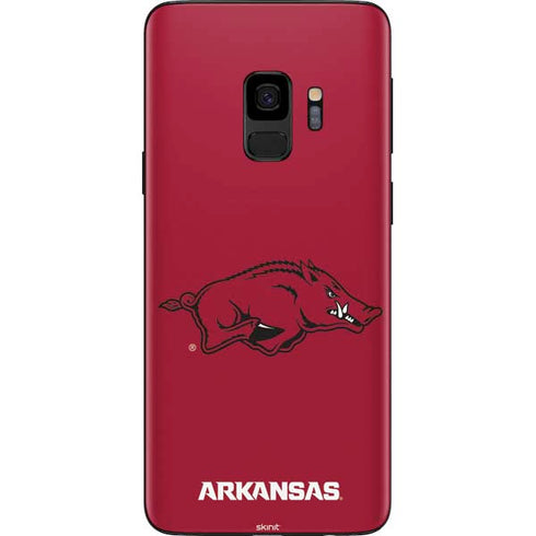 University of Arkansas-Fayetteville Razorbacks Red Logo Galaxy S9 Skin